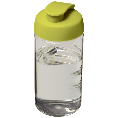 Bouteille de sport 500ml personnalisable H2O Active® Translucide et Citron vert